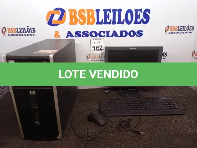 LOTE 162 - 01 CPU MARCA HP E 01 MONITOR MARCA LENOVO C/MOUSE. (NO ESTADO) ATENÇÃO! FAZER A VISITAÇÃO ANTES DE ARREMATAR, NÃO SABEMOS SE FUNCIONA. LEILÃO NÃO TEM GARANTIA E NEM DEVOLUÇÃO, SUJEITO A POSSÍVEIS AVARIAS VISÍVEIS/OCULTAS E/OU AUSÊNCIA DE COMPONENTES.
