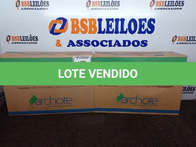 LOTE 352 - 02 CAIXAS COM 03 UNIDADES CADA DE 5 LITROS DE DESINFETANTE CLORADO (NO ESTADO) ATENÇÃO! FAZER A VISITAÇÃO ANTES DE ARREMATAR, NÃO SABEMOS SE FUNCIONA. LEILÃO NÃO TEM GARANTIA E NEM DEVOLUÇÃO, SUJEITO A POSSÍVEIS AVARIAS VISÍVEIS/OCULTAS E/OU AUSÊNCIA DE COMPONENTES.