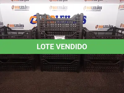 LOTE 050 - 10 CESTOS EM PLÁSTICO. (NO ESTADO) ATENÇÃO! FAZER A VISITAÇÃO ANTES DE ARREMATAR, NÃO SABEMOS SE FUNCIONA. LEILÃO NÃO TEM GARANTIA E NEM DEVOLUÇÃO, SUJEITO A POSSÍVEIS AVARIAS VISÍVEIS/OCULTAS E/OU AUSÊNCIA DE COMPONENTES.