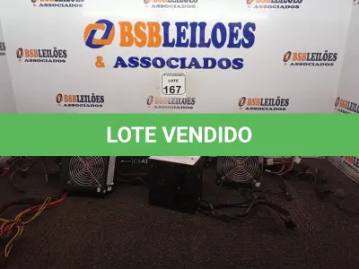 LOTE 167 - 06 FONTES REAL DE ALIMENTAÇÃO PARA PC. (NO ESTADO) ATENÇÃO! FAZER A VISITAÇÃO ANTES DE ARREMATAR, NÃO SABEMOS SE FUNCIONA. LEILÃO NÃO TEM GARANTIA E NEM DEVOLUÇÃO, SUJEITO A POSSÍVEIS AVARIAS VISÍVEIS/OCULTAS E/OU AUSÊNCIA DE COMPONENTES.