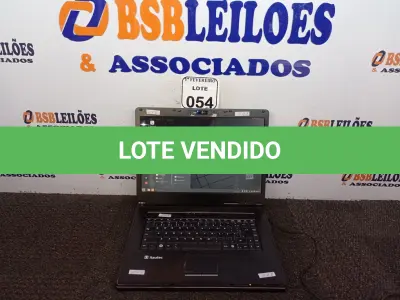 LOTE 054 - 01 NOTEBOOK W7655SS MARCA ITAUTEC SEM CARREGADOR. (NO ESTADO) ATENÇÃO! FAZER A VISITAÇÃO ANTES DE ARREMATAR, NÃO SABEMOS SE FUNCIONA. LEILÃO NÃO TEM GARANTIA E NEM DEVOLUÇÃO, SUJEITO A POSSÍVEIS AVARIAS VISÍVEIS/OCULTAS E/OU AUSÊNCIA DE COMPONENTES.
