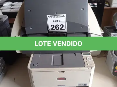 LOTE 262 - 03 SCANERS KODAK E 01 IMPRESSORA OKI. (NO ESTADO) ATENÇÃO! FAZER A VISITAÇÃO ANTES DE ARREMATAR, NÃO SABEMOS SE FUNCIONA. LEILÃO NÃO TEM GARANTIA E NEM DEVOLUÇÃO, SUJEITO A POSSÍVEIS AVARIAS VISÍVEIS/OCULTAS E/OU AUSÊNCIA DE COMPONENTES.
