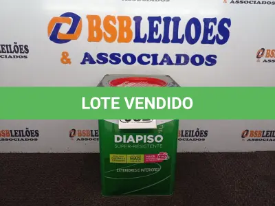 LOTE 082 - 01 LATA DE TINTA IQUINE PREMIUM16/18L NA COR AZUL PROFUNDO. (NOVO) EXTERIORES/INTERIORES. (NO ESTADO) ATENÇÃO! FAZER A VISITAÇÃO ANTES DE ARREMATAR, NÃO SABEMOS SE FUNCIONA. LEILÃO NÃO TEM GARANTIA E NEM DEVOLUÇÃO, SUJEITO A POSSÍVEIS AVARIAS VISÍVEIS/OCULTAS E/OU AUSÊNCIA DE COMPONENTES.