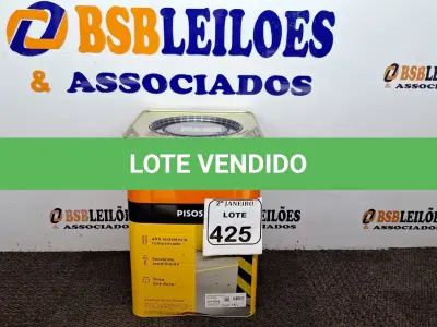 LOTE 425 - 01 LATA DE TINTA  SUVINIL P/ PISO 18 L  NA  COR FOSCO CINZA ESCURO.(NO ESTADO) ATENÇÃO! FAZER A VISITAÇÃO ANTES DE ARREMATAR, NÃO SABEMOS SE FUNCIONA. LEILÃO NÃO TEM GARANTIA E NEM DEVOLUÇÃO, SUJEITO A POSSÍVEIS AVARIAS VISÍVEIS/OCULTAS E/OU AUSÊNCIA DE COMPONENTES.