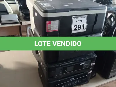 LOTE 291 - 06 IMPRESSORAS DIVERSAS. (NO ESTADO) ATENÇÃO! FAZER A VISITAÇÃO ANTES DE ARREMATAR, NÃO SABEMOS SE FUNCIONA. LEILÃO NÃO TEM GARANTIA E NEM DEVOLUÇÃO, SUJEITO A POSSÍVEIS AVARIAS VISÍVEIS/OCULTAS E/OU AUSÊNCIA DE COMPONENTES.