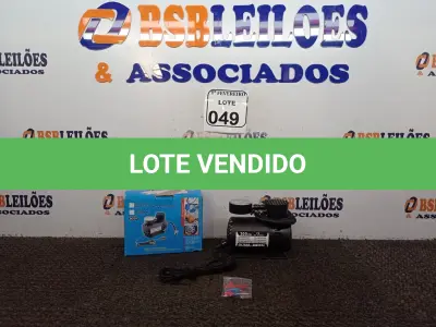 LOTE 049 - 01 AIR COMPRESSOR DC12V.(NOVO) (NO ESTADO) ATENÇÃO! FAZER A VISITAÇÃO ANTES DE ARREMATAR, NÃO SABEMOS SE FUNCIONA. LEILÃO NÃO TEM GARANTIA E NEM DEVOLUÇÃO, SUJEITO A POSSÍVEIS AVARIAS VISÍVEIS/OCULTAS E/OU AUSÊNCIA DE COMPONENTES.