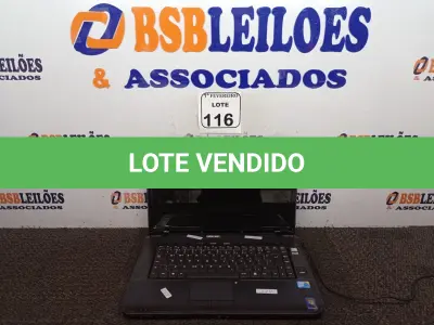 LOTE 116 - 01 NOTEBOOK MARCA DATEN MODELO DT02M5 SEM FONTE. (NO ESTADO) ATENÇÃO! FAZER A VISITAÇÃO ANTES DE ARREMATAR, NÃO SABEMOS SE FUNCIONA. LEILÃO NÃO TEM GARANTIA E NEM DEVOLUÇÃO, SUJEITO A POSSÍVEIS AVARIAS VISÍVEIS/OCULTAS E/OU AUSÊNCIA DE COMPONENTES.