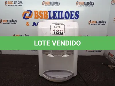 LOTE 180 - 01 PURIFICADOR DE ÁGUA PARA GARRAFÃO MARCA LATINA. (NO ESTADO) ATENÇÃO! FAZER A VISITAÇÃO ANTES DE ARREMATAR, NÃO SABEMOS SE FUNCIONA. LEILÃO NÃO TEM GARANTIA E NEM DEVOLUÇÃO, SUJEITO A POSSÍVEIS AVARIAS VISÍVEIS/OCULTAS E/OU AUSÊNCIA DE COMPONENTES.