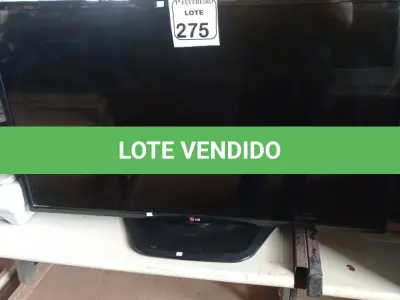 LOTE 275 - 01 TV LG 42” SEM CONTROLE. (NO ESTADO) ATENÇÃO! FAZER A VISITAÇÃO ANTES DE ARREMATAR, NÃO SABEMOS SE FUNCIONA. LEILÃO NÃO TEM GARANTIA E NEM DEVOLUÇÃO, SUJEITO A POSSÍVEIS AVARIAS VISÍVEIS/OCULTAS E/OU AUSÊNCIA DE COMPONENTES.