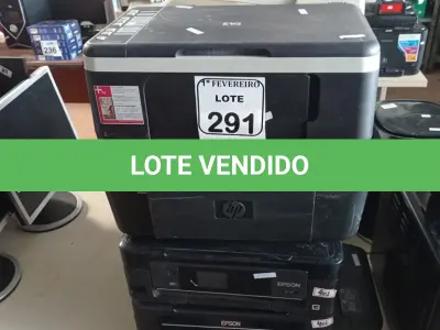 LOTE 291 - 06 IMPRESSORAS DIVERSAS. (NO ESTADO) ATENÇÃO! FAZER A VISITAÇÃO ANTES DE ARREMATAR, NÃO SABEMOS SE FUNCIONA. LEILÃO NÃO TEM GARANTIA E NEM DEVOLUÇÃO, SUJEITO A POSSÍVEIS AVARIAS VISÍVEIS/OCULTAS E/OU AUSÊNCIA DE COMPONENTES.
