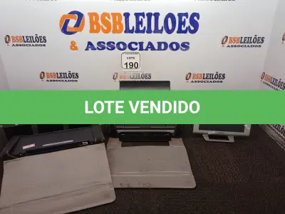 LOTE 190 - 02 SCANNERS’ MARCA HP, 02 MONITORES DE VÍDEO, SENDO 01 MARCA KROMA E 01 TCELECTRON. (NO ESTADO) ATENÇÃO! FAZER A VISITAÇÃO ANTES DE ARREMATAR, NÃO SABEMOS SE FUNCIONA. LEILÃO NÃO TEM GARANTIA E NEM DEVOLUÇÃO, SUJEITO A POSSÍVEIS AVARIAS VISÍVEIS/OCULTAS E/OU AUSÊNCIA DE COMPONENTES.