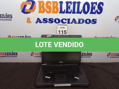 LOTE 115 - 01 NOTEBOOK MARCA DELL MODELO PP23LB SEM FONTE. (NO ESTADO) ATENÇÃO! FAZER A VISITAÇÃO ANTES DE ARREMATAR, NÃO SABEMOS SE FUNCIONA. LEILÃO NÃO TEM GARANTIA E NEM DEVOLUÇÃO, SUJEITO A POSSÍVEIS AVARIAS VISÍVEIS/OCULTAS E/OU AUSÊNCIA DE COMPONENTES.