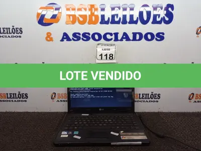 LOTE 118 - 01 NOTEBOOK MARCA LG MODELO LGS43 SEM FONTE. (NO ESTADO) ATENÇÃO! FAZER A VISITAÇÃO ANTES DE ARREMATAR, NÃO SABEMOS SE FUNCIONA. LEILÃO NÃO TEM GARANTIA E NEM DEVOLUÇÃO, SUJEITO A POSSÍVEIS AVARIAS VISÍVEIS/OCULTAS E/OU AUSÊNCIA DE COMPONENTES.