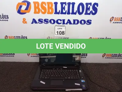 LOTE 108 - 01 NOTEBOOK MARCA DATEN MODELO HLB2 SEM FONTE.  (NO ESTADO) ATENÇÃO! FAZER A VISITAÇÃO ANTES DE ARREMATAR, NÃO SABEMOS SE FUNCIONA. LEILÃO NÃO TEM GARANTIA E NEM DEVOLUÇÃO, SUJEITO A POSSÍVEIS AVARIAS VISÍVEIS/OCULTAS E/OU AUSÊNCIA DE COMPONENTES.