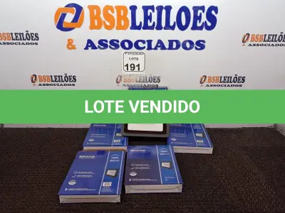 LOTE 191 - 05 REFLETORES LED PARA AMBIENTES EXTERNOS 100W.(NOVO) (NO ESTADO) ATENÇÃO! FAZER A VISITAÇÃO ANTES DE ARREMATAR, NÃO SABEMOS SE FUNCIONA. LEILÃO NÃO TEM GARANTIA E NEM DEVOLUÇÃO, SUJEITO A POSSÍVEIS AVARIAS VISÍVEIS/OCULTAS E/OU AUSÊNCIA DE COMPONENTES.