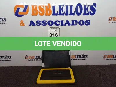 LOTE 016 - 01 TABLET 3G DE 16GB COM WIFI MARCA SAMSUNG SEM CARREGADOR. (NO ESTADO) ATENÇÃO! FAZER A VISITAÇÃO ANTES DE ARREMATAR, NÃO SABEMOS SE FUNCIONA. LEILÃO NÃO TEM GARANTIA E NEM DEVOLUÇÃO, SUJEITO A POSSÍVEIS AVARIAS VISÍVEIS/OCULTAS E/OU AUSÊNCIA DE COMPONENTES.