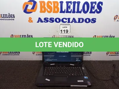 LOTE 119 - 01 NOTEBOOK MARCA DATEN MODELO DT02M5 SEM FONTE. (NO ESTADO) ATENÇÃO! FAZER A VISITAÇÃO ANTES DE ARREMATAR, NÃO SABEMOS SE FUNCIONA. LEILÃO NÃO TEM GARANTIA E NEM DEVOLUÇÃO, SUJEITO A POSSÍVEIS AVARIAS VISÍVEIS/OCULTAS E/OU AUSÊNCIA DE COMPONENTES.