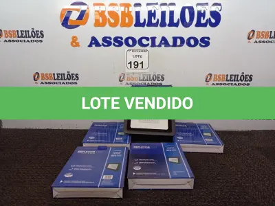LOTE 191 - 05 REFLETORES LED PARA AMBIENTES EXTERNOS 100W.(NOVO) (NO ESTADO) ATENÇÃO! FAZER A VISITAÇÃO ANTES DE ARREMATAR, NÃO SABEMOS SE FUNCIONA. LEILÃO NÃO TEM GARANTIA E NEM DEVOLUÇÃO, SUJEITO A POSSÍVEIS AVARIAS VISÍVEIS/OCULTAS E/OU AUSÊNCIA DE COMPONENTES.