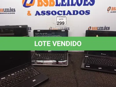 LOTE 299 - 04 NOTEBOOK’S PARA RETIRADAS DE PEÇAS. (NO ESTADO) ATENÇÃO! FAZER A VISITAÇÃO ANTES DE ARREMATAR, NÃO SABEMOS SE FUNCIONA. LEILÃO NÃO TEM GARANTIA E NEM DEVOLUÇÃO, SUJEITO A POSSÍVEIS AVARIAS VISÍVEIS/OCULTAS E/OU AUSÊNCIA DE COMPONENTES.