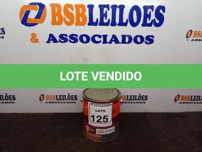 LOTE 125 - 01 LATA DE TINTA ESMALTE PARA MADEIRAS E METAIS INTERIOR\EXTERIOR 3,6L BRIL AMARELO OURO MARCA SUVINIL.(NOVO) (NO ESTADO) ATENÇÃO! FAZER A VISITAÇÃO ANTES DE ARREMATAR, NÃO SABEMOS SE FUNCIONA. LEILÃO NÃO TEM GARANTIA E NEM DEVOLUÇÃO, SUJEITO A POSSÍVEIS AVARIAS VISÍVEIS/OCULTAS E/OU AUSÊNCIA DE COMPONENTES.