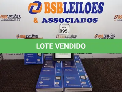 LOTE 095 - 05 REFLETORES LED PARA AMBIENTES EXTERNOS 100W. (NOVO) (NO ESTADO) ATENÇÃO! FAZER A VISITAÇÃO ANTES DE ARREMATAR, NÃO SABEMOS SE FUNCIONA. LEILÃO NÃO TEM GARANTIA E NEM DEVOLUÇÃO, SUJEITO A POSSÍVEIS AVARIAS VISÍVEIS/OCULTAS E/OU AUSÊNCIA DE COMPONENTES.