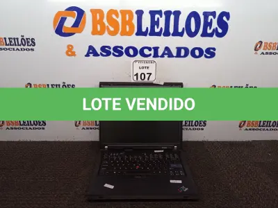 LOTE 107 - 01 NOTEBOOK MARCA LENOVO MODELO TYPE0657 SEM FONTE. (NO ESTADO) ATENÇÃO! FAZER A VISITAÇÃO ANTES DE ARREMATAR, NÃO SABEMOS SE FUNCIONA. LEILÃO NÃO TEM GARANTIA E NEM DEVOLUÇÃO, SUJEITO A POSSÍVEIS AVARIAS VISÍVEIS/OCULTAS E/OU AUSÊNCIA DE COMPONENTES.