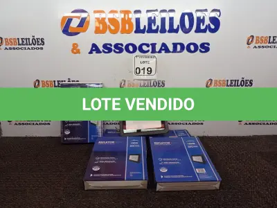 LOTE 019 - 05 REFLETORES LED PARA AMBIENTES EXTERNOS 100W.(NOVO) (NO ESTADO) ATENÇÃO! FAZER A VISITAÇÃO ANTES DE ARREMATAR, NÃO SABEMOS SE FUNCIONA. LEILÃO NÃO TEM GARANTIA E NEM DEVOLUÇÃO, SUJEITO A POSSÍVEIS AVARIAS VISÍVEIS/OCULTAS E/OU AUSÊNCIA DE COMPONENTES.