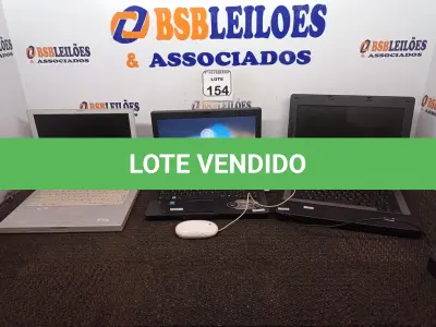 LOTE 154 - 03 NOTEBOOKS MARCAS E MODELOS DIVERSOS PARA RETIRADA DE PEÇAS. (NO ESTADO) ATENÇÃO! FAZER A VISITAÇÃO ANTES DE ARREMATAR, NÃO SABEMOS SE FUNCIONA. LEILÃO NÃO TEM GARANTIA E NEM DEVOLUÇÃO, SUJEITO A POSSÍVEIS AVARIAS VISÍVEIS/OCULTAS E/OU AUSÊNCIA DE COMPONENTES.