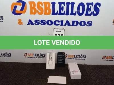 LOTE 026 - 01 CELULAR REDMI GO 1GB DE RAM BLACK. (NÃO ESTÁ CARREGANDO) (NO ESTADO) ATENÇÃO! FAZER A VISITAÇÃO ANTES DE ARREMATAR, NÃO SABEMOS SE FUNCIONA. LEILÃO NÃO TEM GARANTIA E NEM DEVOLUÇÃO, SUJEITO A POSSÍVEIS AVARIAS VISÍVEIS/OCULTAS E/OU AUSÊNCIA DE COMPONENTES.