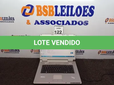 LOTE 122 - 01 NOTEBOOK MARCA ITAUTEC MODELO T5500 SEM FONTE. (NO ESTADO) ATENÇÃO! FAZER A VISITAÇÃO ANTES DE ARREMATAR, NÃO SABEMOS SE FUNCIONA. LEILÃO NÃO TEM GARANTIA E NEM DEVOLUÇÃO, SUJEITO A POSSÍVEIS AVARIAS VISÍVEIS/OCULTAS E/OU AUSÊNCIA DE COMPONENTES.
