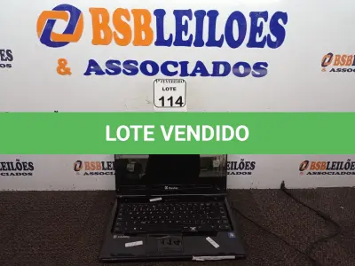 LOTE 114 - 01 NOTEBOOK MARCA ITAUTEC MODELO INFOWAY NOTE W7535 SEM FONTE. (NO ESTADO) ATENÇÃO! FAZER A VISITAÇÃO ANTES DE ARREMATAR, NÃO SABEMOS SE FUNCIONA. LEILÃO NÃO TEM GARANTIA E NEM DEVOLUÇÃO, SUJEITO A POSSÍVEIS AVARIAS VISÍVEIS/OCULTAS E/OU AUSÊNCIA DE COMPONENTES.