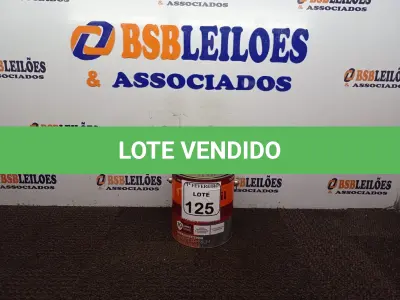 LOTE 125 - 01 LATA DE TINTA ESMALTE PARA MADEIRAS E METAIS INTERIOR\EXTERIOR 3,6L BRIL AMARELO OURO MARCA SUVINIL.(NOVO) (NO ESTADO) ATENÇÃO! FAZER A VISITAÇÃO ANTES DE ARREMATAR, NÃO SABEMOS SE FUNCIONA. LEILÃO NÃO TEM GARANTIA E NEM DEVOLUÇÃO, SUJEITO A POSSÍVEIS AVARIAS VISÍVEIS/OCULTAS E/OU AUSÊNCIA DE COMPONENTES.