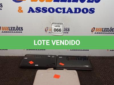 LOTE 066 - 03 NETBOOKS, SENDO 01 ACER, 01 HP E 01 NOVADATA SEM FONTE. (NO ESTADO) ATENÇÃO! FAZER A VISITAÇÃO ANTES DE ARREMATAR, NÃO SABEMOS SE FUNCIONA. LEILÃO NÃO TEM GARANTIA E NEM DEVOLUÇÃO, SUJEITO A POSSÍVEIS AVARIAS VISÍVEIS/OCULTAS E/OU AUSÊNCIA DE COMPONENTES.