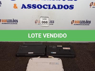 LOTE 066 - 03 NETBOOKS, SENDO 01 ACER, 01 HP E 01 NOVADATA SEM FONTE. (NO ESTADO) ATENÇÃO! FAZER A VISITAÇÃO ANTES DE ARREMATAR, NÃO SABEMOS SE FUNCIONA. LEILÃO NÃO TEM GARANTIA E NEM DEVOLUÇÃO, SUJEITO A POSSÍVEIS AVARIAS VISÍVEIS/OCULTAS E/OU AUSÊNCIA DE COMPONENTES.