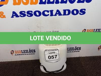 LOTE 057 - 01 PURIFICADOR/ESTERILIZADOR MARCA STERILEIR. (NO ESTADO) ATENÇÃO! FAZER A VISITAÇÃO ANTES DE ARREMATAR, NÃO SABEMOS SE FUNCIONA. LEILÃO NÃO TEM GARANTIA E NEM DEVOLUÇÃO, SUJEITO A POSSÍVEIS AVARIAS VISÍVEIS/OCULTAS E/OU AUSÊNCIA DE COMPONENTES.