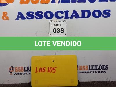 LOTE 038 - 01 TABLET MARCA POSITIVO SEM CARREGADOR. (NO ESTADO) ATENÇÃO! FAZER A VISITAÇÃO ANTES DE ARREMATAR, NÃO SABEMOS SE FUNCIONA. LEILÃO NÃO TEM GARANTIA E NEM DEVOLUÇÃO, SUJEITO A POSSÍVEIS AVARIAS VISÍVEIS/OCULTAS E/OU AUSÊNCIA DE COMPONENTES.