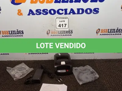 LOTE 417 - 01 IMPRESSORA TÉRMICA. (NO ESTADO) ATENÇÃO! FAZER A VISITAÇÃO ANTES DE ARREMATAR, NÃO SABEMOS SE FUNCIONA. LEILÃO NÃO TEM GARANTIA E NEM DEVOLUÇÃO, SUJEITO A POSSÍVEIS AVARIAS VISÍVEIS/OCULTAS E/OU AUSÊNCIA DE COMPONENTES.