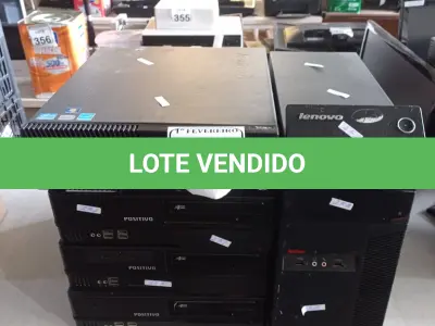 LOTE 418 - 05 CPU’S DIVERSAS. (NO ESTADO) ATENÇÃO! FAZER A VISITAÇÃO ANTES DE ARREMATAR, NÃO SABEMOS SE FUNCIONA. LEILÃO NÃO TEM GARANTIA E NEM DEVOLUÇÃO, SUJEITO A POSSÍVEIS AVARIAS VISÍVEIS/OCULTAS E/OU AUSÊNCIA DE COMPONENTES.