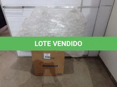 LOTE 056 - 01 CAIXA COM TAMPAS DE GARRAFA PET E 02 FARDOS DE GARRAFA PET. (NO ESTADO) ATENÇÃO! FAZER A VISITAÇÃO ANTES DE ARREMATAR, NÃO SABEMOS SE FUNCIONA. LEILÃO NÃO TEM GARANTIA E NEM DEVOLUÇÃO, SUJEITO A POSSÍVEIS AVARIAS VISÍVEIS/OCULTAS E/OU AUSÊNCIA DE COMPONENTES.