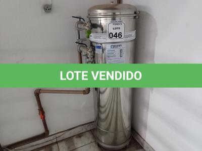 LOTE 046 - 01 FILTRO INDUSTRIAL CENTRAL INOX FUSSATI RETRO LAVÁVEL MODELO PACIFICO. (NO ESTADO) ATENÇÃO! FAZER A VISITAÇÃO ANTES DE ARREMATAR, NÃO SABEMOS SE FUNCIONA. LEILÃO NÃO TEM GARANTIA E NEM DEVOLUÇÃO, SUJEITO A POSSÍVEIS AVARIAS VISÍVEIS/OCULTAS E/OU AUSÊNCIA DE COMPONENTES.