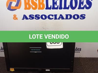LOTE 088 - 01 MONITOR 15’’ LCD MARCA AOC. (NO ESTADO) ATENÇÃO! FAZER A VISITAÇÃO ANTES DE ARREMATAR, NÃO SABEMOS SE FUNCIONA. LEILÃO NÃO TEM GARANTIA E NEM DEVOLUÇÃO, SUJEITO A POSSÍVEIS AVARIAS VISÍVEIS/OCULTAS E/OU AUSÊNCIA DE COMPONENTES.