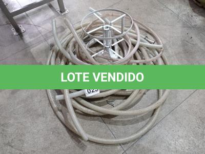 LOTE 023 - 01 LOTE COM MANGUEIRAS TAMANHOS DIVERSOS (NO ESTADO) ATENÇÃO! FAZER A VISITAÇÃO ANTES DE ARREMATAR, NÃO SABEMOS SE FUNCIONA. LEILÃO NÃO TEM GARANTIA E NEM DEVOLUÇÃO, SUJEITO A POSSÍVEIS AVARIAS VISÍVEIS/OCULTAS E/OU AUSÊNCIA DE COMPONENTES.