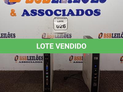 LOTE 026 - 02 CPU’S MARCA HP SEM CABO. (NO ESTADO) ATENÇÃO! FAZER A VISITAÇÃO ANTES DE ARREMATAR, NÃO SABEMOS SE FUNCIONA. LEILÃO NÃO TEM GARANTIA E NEM DEVOLUÇÃO, SUJEITO A POSSÍVEIS AVARIAS VISÍVEIS/OCULTAS E/OU AUSÊNCIA DE COMPONENTES.