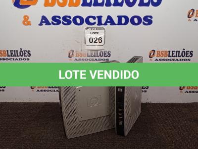 LOTE 026 - 02 CPU’S MARCA HP SEM CABO. (NO ESTADO) ATENÇÃO! FAZER A VISITAÇÃO ANTES DE ARREMATAR, NÃO SABEMOS SE FUNCIONA. LEILÃO NÃO TEM GARANTIA E NEM DEVOLUÇÃO, SUJEITO A POSSÍVEIS AVARIAS VISÍVEIS/OCULTAS E/OU AUSÊNCIA DE COMPONENTES.