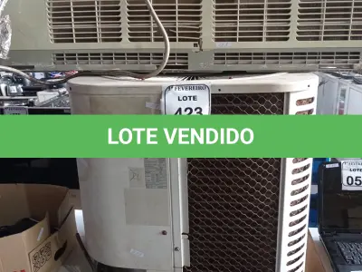 LOTE 423 - 01 AR CONDICIONADO ELECTROLUX 24.000 BTUS. (NO ESTADO) ATENÇÃO! FAZER A VISITAÇÃO ANTES DE ARREMATAR, NÃO SABEMOS SE FUNCIONA. LEILÃO NÃO TEM GARANTIA E NEM DEVOLUÇÃO, SUJEITO A POSSÍVEIS AVARIAS VISÍVEIS/OCULTAS E/OU AUSÊNCIA DE COMPONENTES.