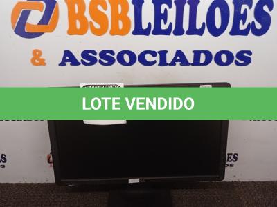 LOTE 084 - 01 MONITOR LCD 19’’ MARCA DELL. (NO ESTADO) ATENÇÃO! FAZER A VISITAÇÃO ANTES DE ARREMATAR, NÃO SABEMOS SE FUNCIONA. LEILÃO NÃO TEM GARANTIA E NEM DEVOLUÇÃO, SUJEITO A POSSÍVEIS AVARIAS VISÍVEIS/OCULTAS E/OU AUSÊNCIA DE COMPONENTES.