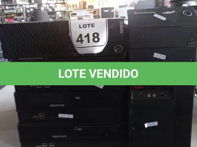 LOTE 418 - 05 CPU’S DIVERSAS. (NO ESTADO) ATENÇÃO! FAZER A VISITAÇÃO ANTES DE ARREMATAR, NÃO SABEMOS SE FUNCIONA. LEILÃO NÃO TEM GARANTIA E NEM DEVOLUÇÃO, SUJEITO A POSSÍVEIS AVARIAS VISÍVEIS/OCULTAS E/OU AUSÊNCIA DE COMPONENTES.