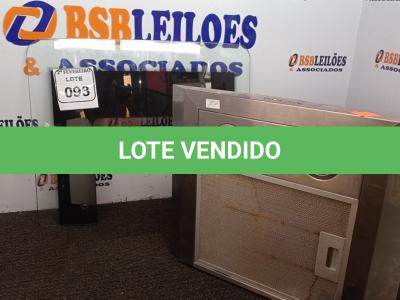 LOTE 093 - 01 DEPURADOR DE AR EM INOX. (NO ESTADO) ATENÇÃO! FAZER A VISITAÇÃO ANTES DE ARREMATAR, NÃO SABEMOS SE FUNCIONA. LEILÃO NÃO TEM GARANTIA E NEM DEVOLUÇÃO, SUJEITO A POSSÍVEIS AVARIAS VISÍVEIS/OCULTAS E/OU AUSÊNCIA DE COMPONENTES.