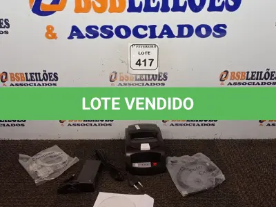 LOTE 417 - 01 IMPRESSORA TÉRMICA. (NO ESTADO) ATENÇÃO! FAZER A VISITAÇÃO ANTES DE ARREMATAR, NÃO SABEMOS SE FUNCIONA. LEILÃO NÃO TEM GARANTIA E NEM DEVOLUÇÃO, SUJEITO A POSSÍVEIS AVARIAS VISÍVEIS/OCULTAS E/OU AUSÊNCIA DE COMPONENTES.
