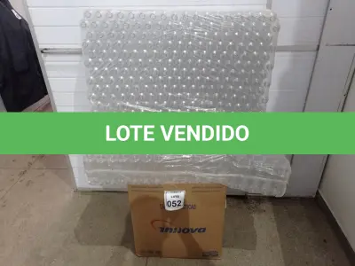 LOTE 052 - 01 CAIXA COM TAMPAS DE GARRAFA PET E 02 FARDOS DE GARRAFA PET DE 270ML. (NO ESTADO) ATENÇÃO! FAZER A VISITAÇÃO ANTES DE ARREMATAR, NÃO SABEMOS SE FUNCIONA. LEILÃO NÃO TEM GARANTIA E NEM DEVOLUÇÃO, SUJEITO A POSSÍVEIS AVARIAS VISÍVEIS/OCULTAS E/OU AUSÊNCIA DE COMPONENTES.
